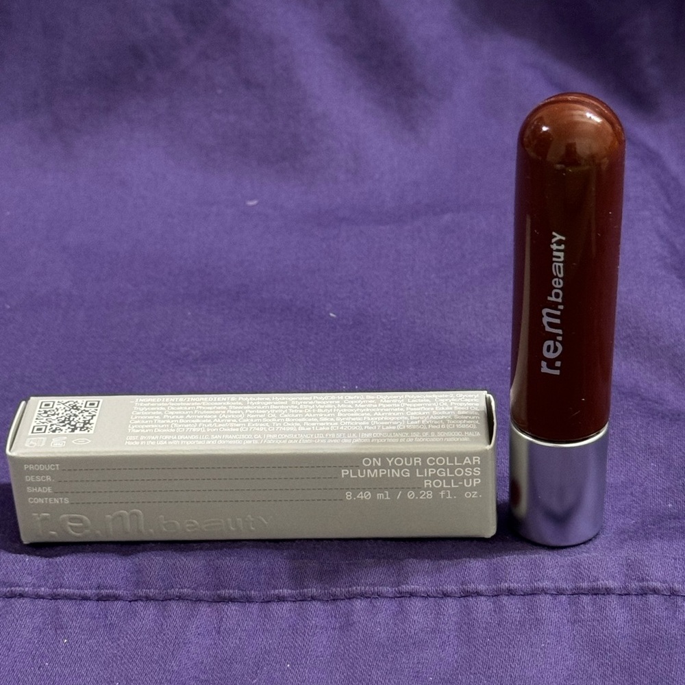 REM Beauty Plumping Lip Gloss in Shade Roll-Up